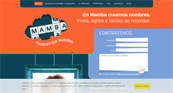 Desktop Screenshot of nombresmamba.com